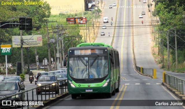 Metrobus 1201 na cidade de Goiânia, Goiás, Brasil, por Carlos Júnior. ID da foto: 12056543.