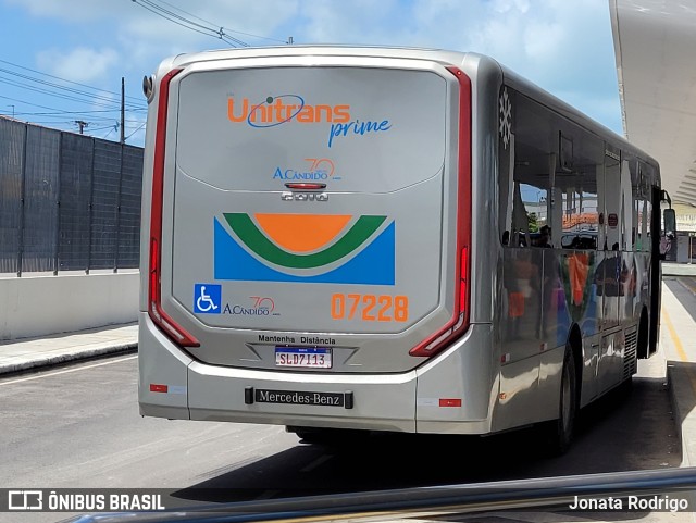 Consórcio Unitrans - 07 > Transnacional 07228 na cidade de João Pessoa, Paraíba, Brasil, por Jonata Rodrigo. ID da foto: 12056233.