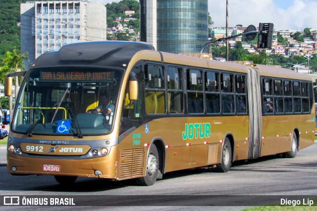 Jotur - Auto Ônibus e Turismo Josefense 9912 na cidade de Florianópolis, Santa Catarina, Brasil, por Diego Lip. ID da foto: 12057582.