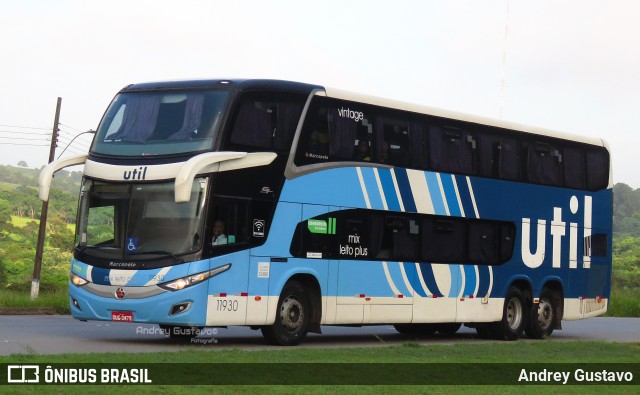 UTIL - União Transporte Interestadual de Luxo 11930 na cidade de Lavras, Minas Gerais, Brasil, por Andrey Gustavo. ID da foto: 12057391.
