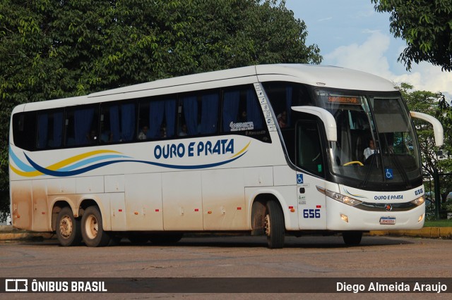 Viação Ouro e Prata 656 na cidade de Marabá, Pará, Brasil, por Diego Almeida Araujo. ID da foto: 12056014.