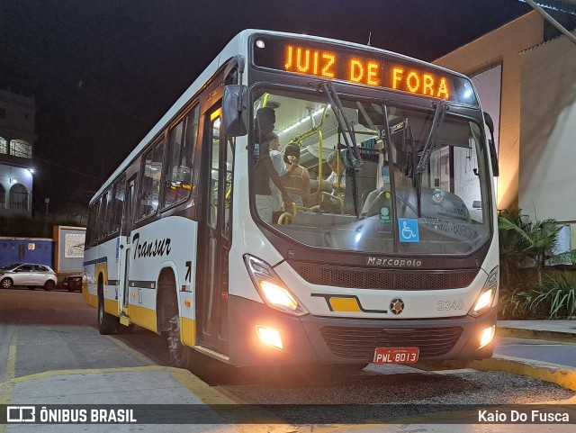 Transur - Transporte Rodoviário Mansur 2340 na cidade de Santos Dumont, Minas Gerais, Brasil, por Kaio Do Fusca. ID da foto: 12057340.