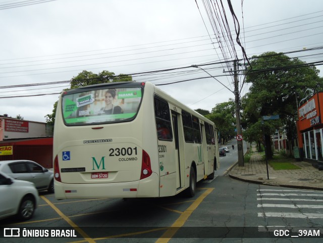 Viação Colombo 23001 na cidade de Colombo, Paraná, Brasil, por GDC __39AM. ID da foto: 12055947.