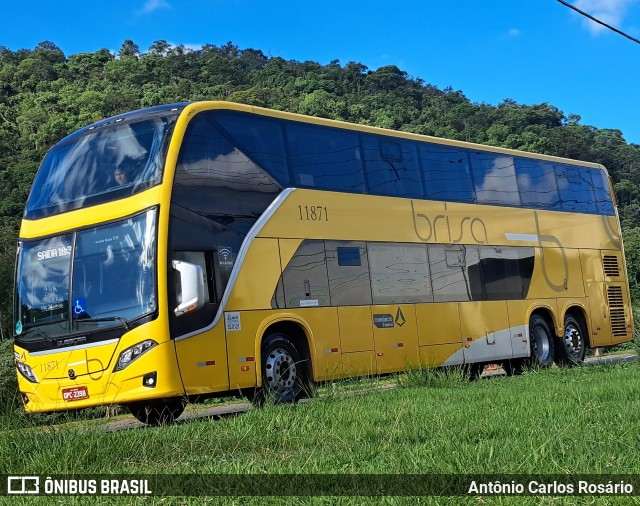 Brisa Ônibus 11871 na cidade de Juiz de Fora, Minas Gerais, Brasil, por Antônio Carlos Rosário. ID da foto: 12055729.