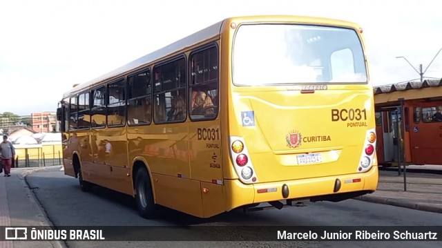 Transporte Coletivo Glória BC031 na cidade de Curitiba, Paraná, Brasil, por Marcelo Junior Ribeiro Schuartz. ID da foto: 12055867.