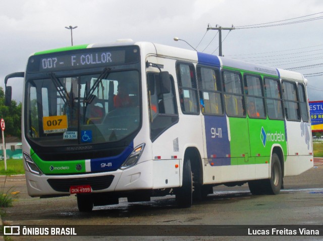 Viação Modelo 9411 na cidade de Aracaju, Sergipe, Brasil, por Lucas Freitas Viana. ID da foto: 12055440.