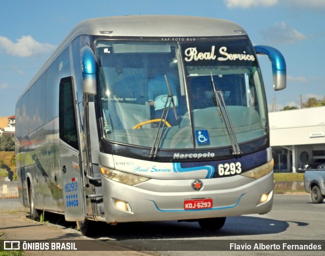 Real Service Turismo 6293 na cidade de São Roque, São Paulo, Brasil, por Flavio Alberto Fernandes. ID da foto: 12055878.