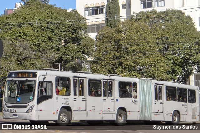 Transporte Coletivo Glória BL604 na cidade de Curitiba, Paraná, Brasil, por Saymon dos Santos. ID da foto: 12055820.