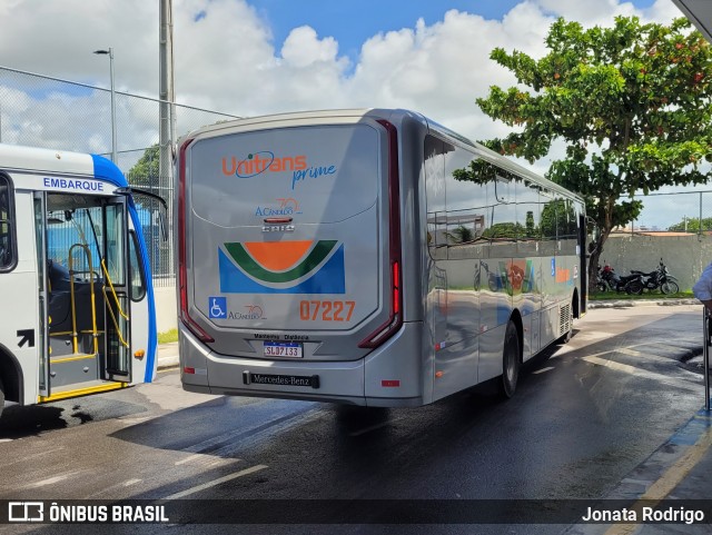 Consórcio Unitrans - 07 > Transnacional 07227 na cidade de João Pessoa, Paraíba, Brasil, por Jonata Rodrigo. ID da foto: 12056320.