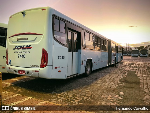 SOUL - Sociedade de Ônibus União Ltda. 7410 na cidade de Alvorada, Rio Grande do Sul, Brasil, por Fernando Carvalho. ID da foto: 12057702.