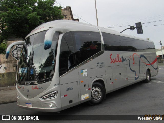 Scalla Tur Transportes 2035 na cidade de Belo Horizonte, Minas Gerais, Brasil, por Weslley Silva. ID da foto: 12056808.