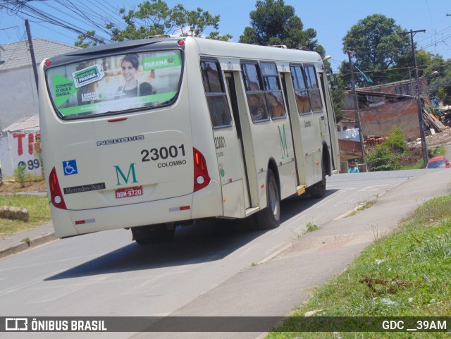 Viação Colombo 23001 na cidade de Colombo, Paraná, Brasil, por GDC __39AM. ID da foto: 12055954.