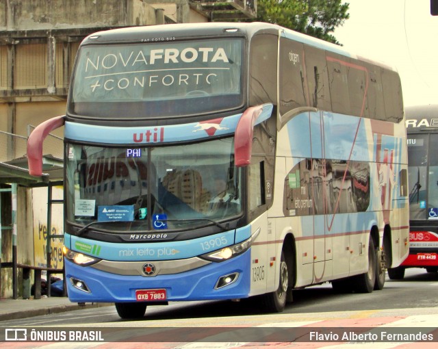 UTIL - União Transporte Interestadual de Luxo 13905 na cidade de Sorocaba, São Paulo, Brasil, por Flavio Alberto Fernandes. ID da foto: 12056249.
