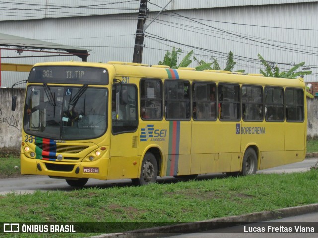 Borborema Imperial Transportes 231 na cidade de Recife, Pernambuco, Brasil, por Lucas Freitas Viana. ID da foto: 12055388.