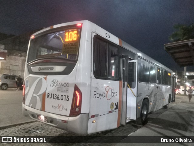 Transportes Blanco RJ 136.015 na cidade de Paracambi, Rio de Janeiro, Brasil, por Bruno Oliveira. ID da foto: 12056302.