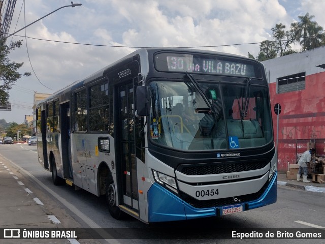 Viação Cidade de Caieiras 00454 na cidade de Franco da Rocha, São Paulo, Brasil, por Espedito de Brito Gomes. ID da foto: 12055617.