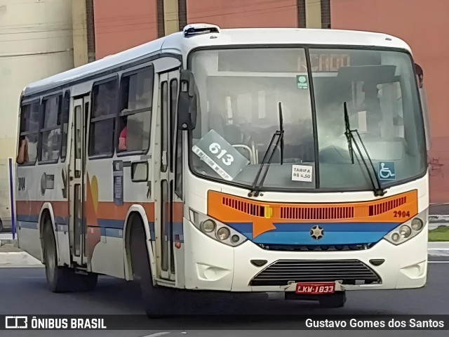 Viação Halley 2904 na cidade de Aracaju, Sergipe, Brasil, por Gustavo Gomes dos Santos. ID da foto: 12055730.
