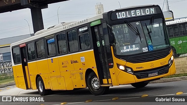 Real Auto Ônibus A41376 na cidade de Rio de Janeiro, Rio de Janeiro, Brasil, por Gabriel Sousa. ID da foto: 12056457.