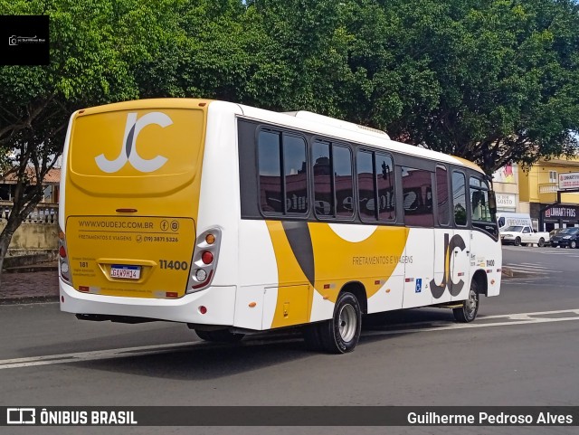 JC Turismo 11400 na cidade de Jacutinga, Minas Gerais, Brasil, por Guilherme Pedroso Alves. ID da foto: 12055715.