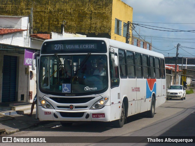 Transnacional Transportes Urbanos 08054 na cidade de Natal, Rio Grande do Norte, Brasil, por Thalles Albuquerque. ID da foto: 12057965.