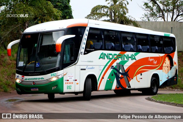 Empresa de Transportes Andorinha 6152 na cidade de Campo Grande, Alagoas, Brasil, por Felipe Pessoa de Albuquerque. ID da foto: 12057961.