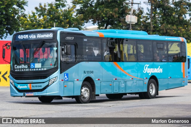 Auto Ônibus Fagundes RJ 101.040 na cidade de Niterói, Rio de Janeiro, Brasil, por Marlon Generoso. ID da foto: 12056856.