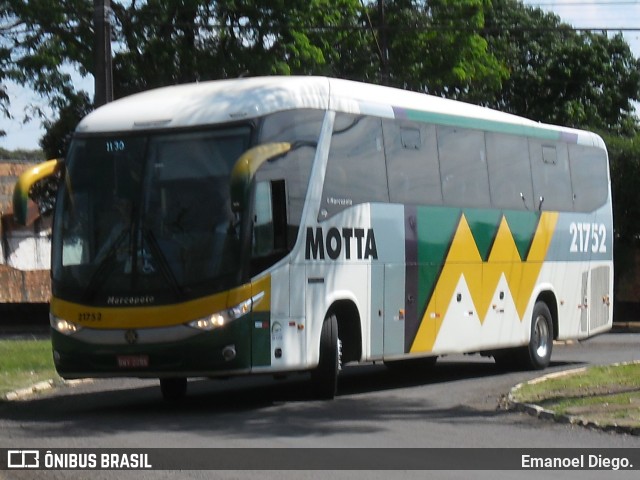 Viação Motta 21752 na cidade de Rolândia, Paraná, Brasil, por Emanoel Diego.. ID da foto: 12055693.