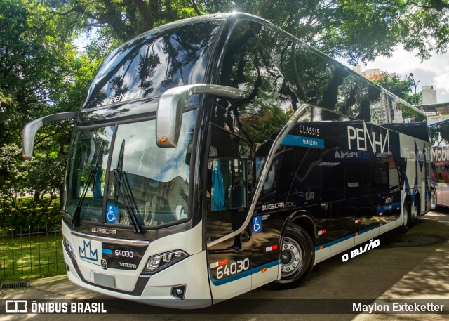 Empresa de Ônibus Nossa Senhora da Penha 64030 na cidade de Curitiba, Paraná, Brasil, por Maylon Exteketter. ID da foto: 12057622.