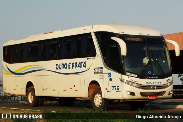 Viação Ouro e Prata 775 na cidade de Marabá, Pará, Brasil, por Diego Almeida Araujo. ID da foto: 12056789.