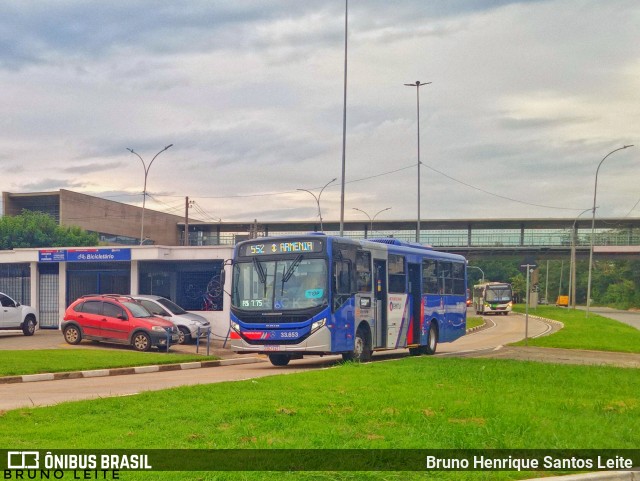 Guarulhos Transportes 33.653 na cidade de Guarulhos, São Paulo, Brasil, por Bruno Henrique Santos Leite. ID da foto: 12055719.