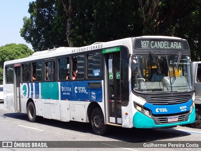 Transportes Campo Grande D53594 na cidade de Rio de Janeiro, Rio de Janeiro, Brasil, por Guilherme Pereira Costa. ID da foto: 12055564.