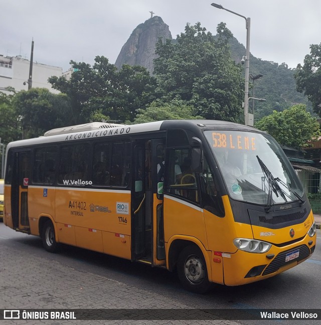 Real Auto Ônibus A41402 na cidade de Rio de Janeiro, Rio de Janeiro, Brasil, por Wallace Velloso. ID da foto: 12055755.