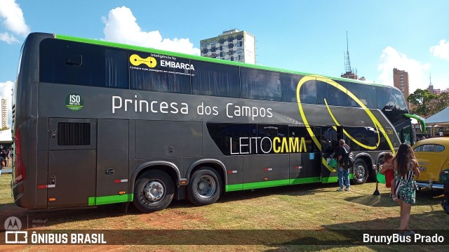 Expresso Princesa dos Campos 7265 na cidade de Ponta Grossa, Paraná, Brasil, por BrunyBus Prado. ID da foto: 12057914.