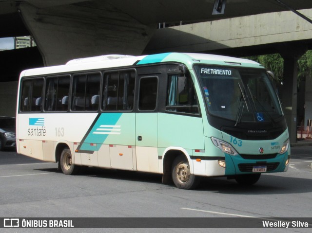 Santa Fé Transportes 163 na cidade de Belo Horizonte, Minas Gerais, Brasil, por Weslley Silva. ID da foto: 12056995.