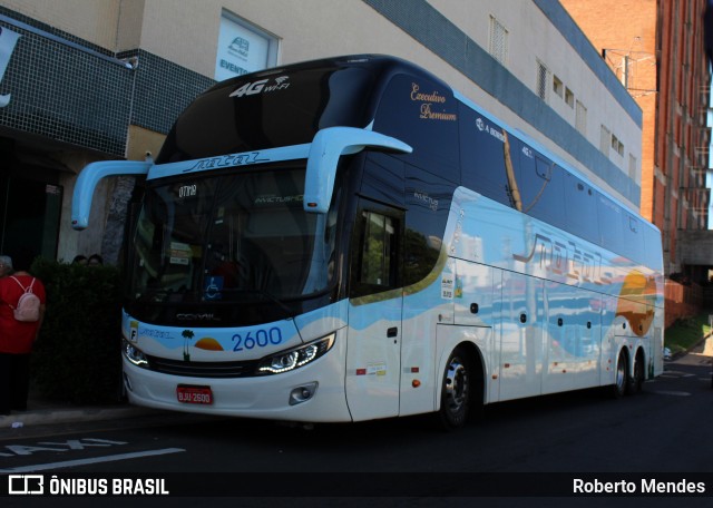 Transportadora Turística Natal 2600 na cidade de Marília, São Paulo, Brasil, por Roberto Mendes. ID da foto: 12058070.