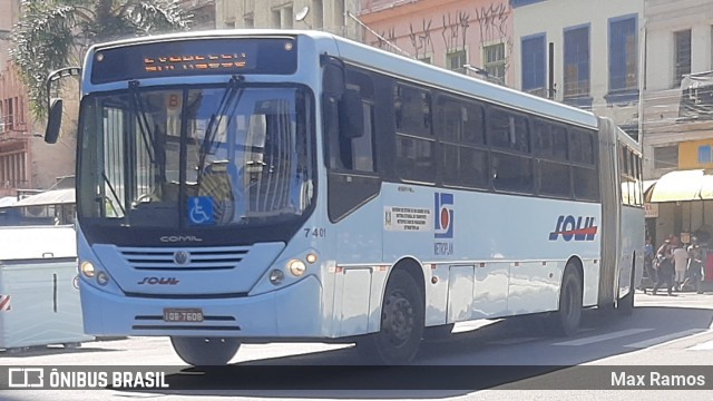 SOUL - Sociedade de Ônibus União Ltda. 7401 na cidade de Porto Alegre, Rio Grande do Sul, Brasil, por Max Ramos. ID da foto: 12058049.