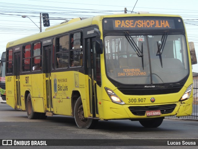 Seta Transportes 300.907 na cidade de São Luís, Maranhão, Brasil, por Lucas Sousa. ID da foto: 12055500.