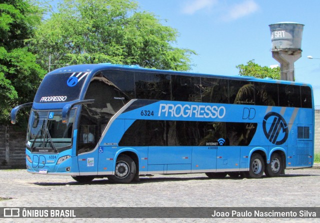 Auto Viação Progresso 6324 na cidade de Natal, Rio Grande do Norte, Brasil, por Joao Paulo Nascimento Silva. ID da foto: 12057139.