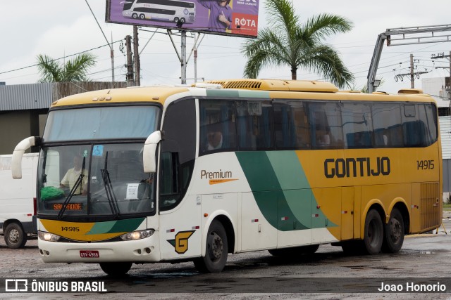 Empresa Gontijo de Transportes 14915 na cidade de Feira de Santana, Bahia, Brasil, por Joao Honorio. ID da foto: 12056139.