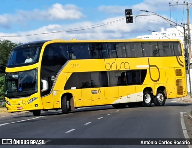 Brisa Ônibus 11871 na cidade de Juiz de Fora, Minas Gerais, Brasil, por Antônio Carlos Rosário. ID da foto: 12055720.