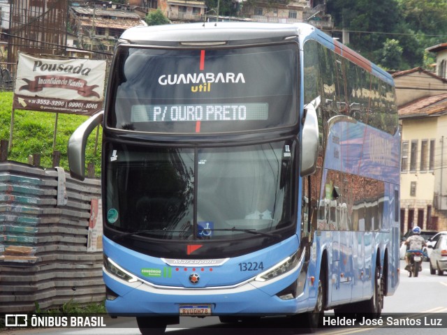 UTIL - União Transporte Interestadual de Luxo 13224 na cidade de Ouro Preto, Minas Gerais, Brasil, por Helder José Santos Luz. ID da foto: 12058923.