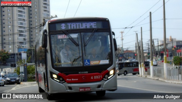 Express Transportes Urbanos Ltda 4 8921 na cidade de São Paulo, São Paulo, Brasil, por Aline Guilger. ID da foto: 12060297.