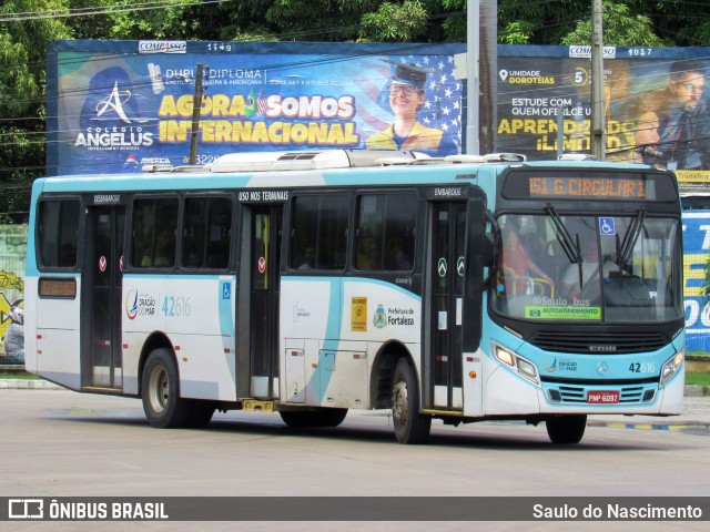 Auto Viação Dragão do Mar 42616 na cidade de Fortaleza, Ceará, Brasil, por Saulo do Nascimento. ID da foto: 12060132.