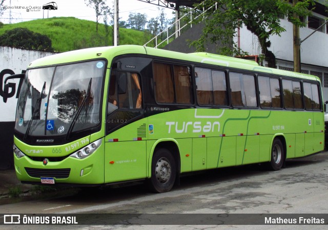 Tursan - Turismo Santo André 666 na cidade de Barra Mansa, Rio de Janeiro, Brasil, por Matheus Freitas. ID da foto: 12060463.