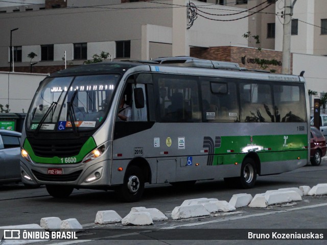Transcooper > Norte Buss 1 6600 na cidade de São Paulo, São Paulo, Brasil, por Bruno Kozeniauskas. ID da foto: 12060835.