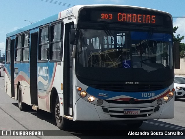 Avanço Transportes 1090 na cidade de Lauro de Freitas, Bahia, Brasil, por Alexandre Souza Carvalho. ID da foto: 12059347.