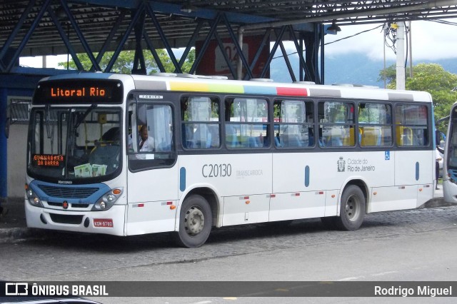Transportes Litoral Rio C20130 na cidade de Rio de Janeiro, Rio de Janeiro, Brasil, por Rodrigo Miguel. ID da foto: 12059359.