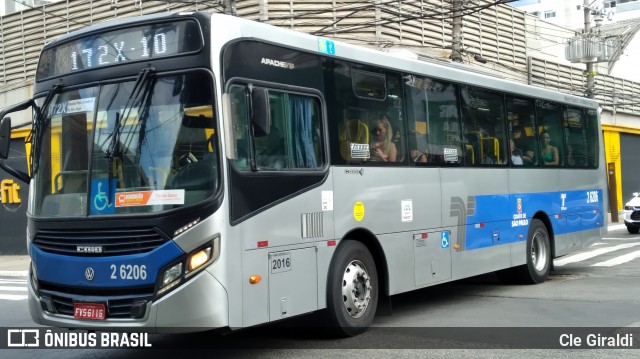 Transcooper > Norte Buss 2 6206 na cidade de São Paulo, São Paulo, Brasil, por Cle Giraldi. ID da foto: 12059860.