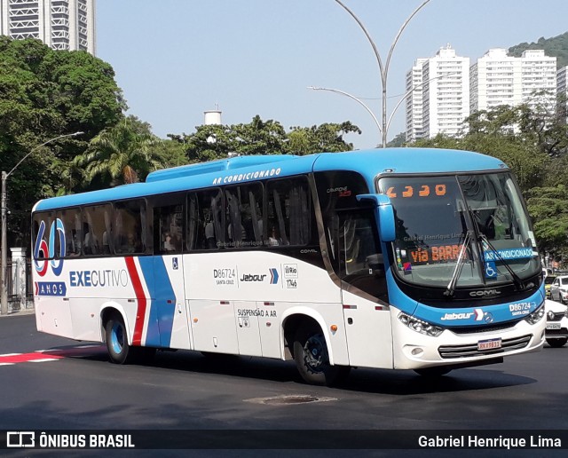 Auto Viação Jabour D86724 na cidade de Rio de Janeiro, Rio de Janeiro, Brasil, por Gabriel Henrique Lima. ID da foto: 12059817.