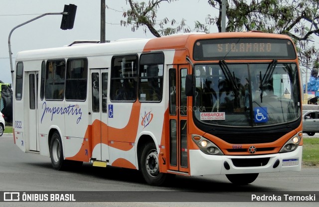 Auto Viação Imperatriz 0822 na cidade de Florianópolis, Santa Catarina, Brasil, por Pedroka Ternoski. ID da foto: 12059542.